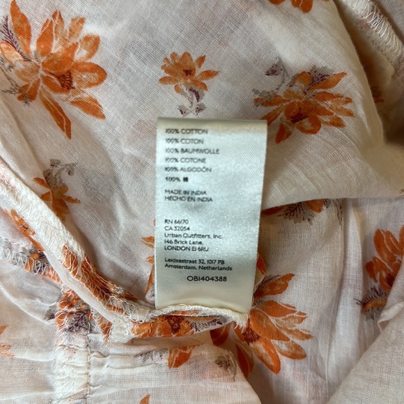 Free People Amanda Ruffle Long Sleeve Top Size Medium Lightweight & Comfortable - Picture 12 of 12